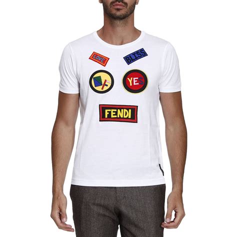 t-shirt fendi uomo outlet|fendi t shirts.